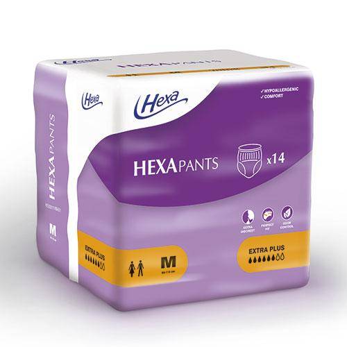 Couche pour adulte Hexapants Extra Plus Taille M chez JAC Médical Technicien de Santé à Saint-Victoret
