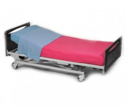 Pack de draps pour lit médicalisé 90cm bleus chez JAC Médical